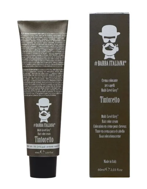 Plaukų dažai vyrams Tintoretto Multi Level Grey Nr.1, 60 ml BI017