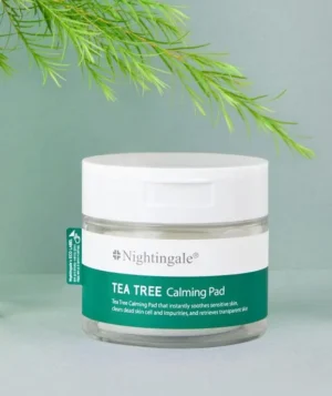 Raminamieji padeliai veidui Nightingale Tea Tree, 60 padelių NIG27992
