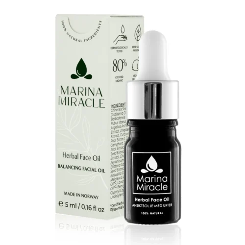 Marina Miracle Veido aliejus – žolelių veido aliejus – 5 ml